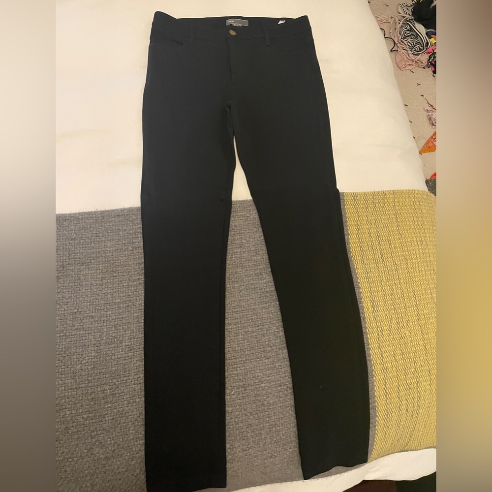 Vince black stretch trousers, size 6